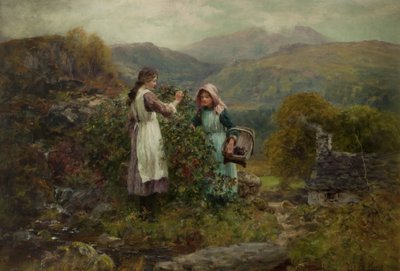Blackberry Gatherers by Henry John Yeend King